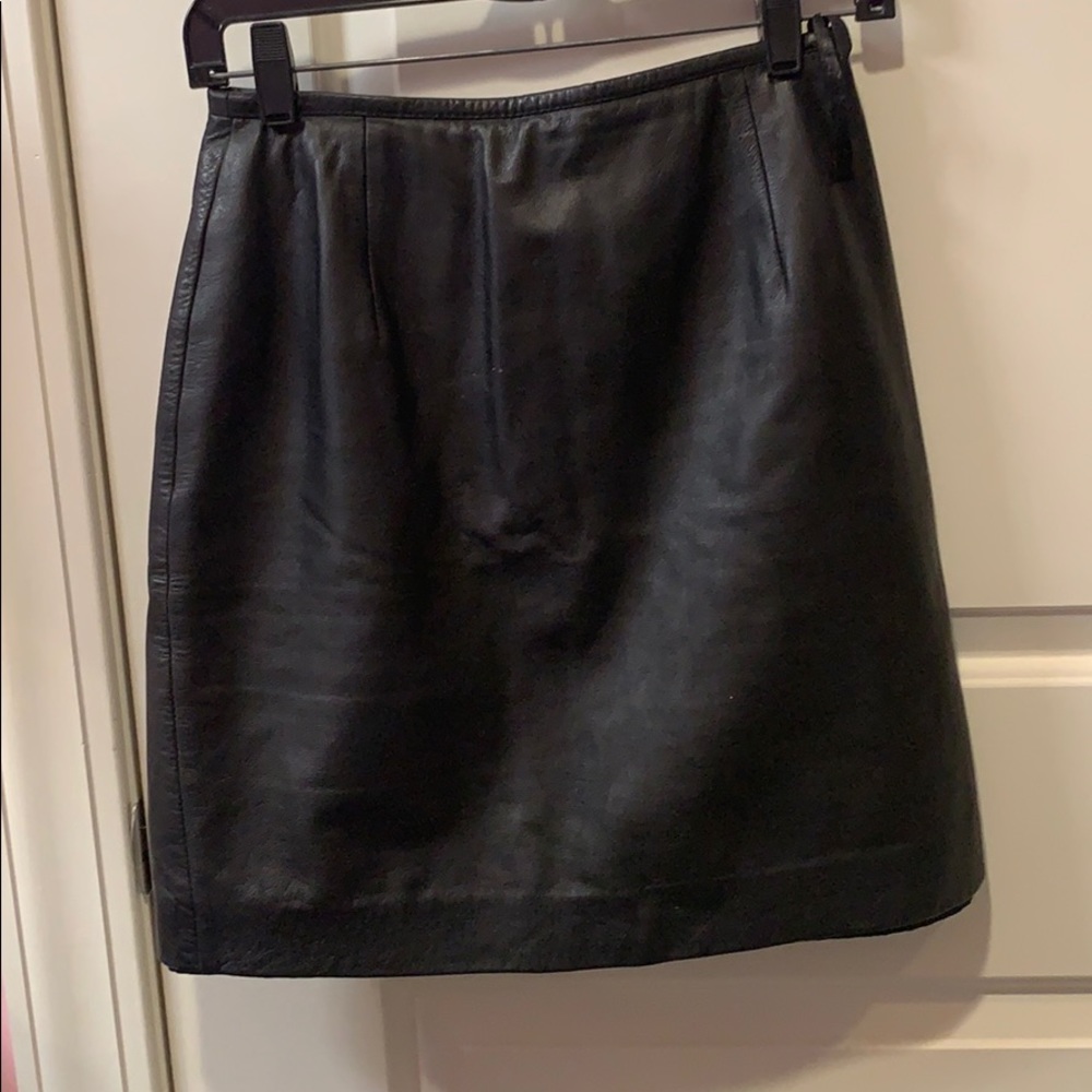 Ralph Lauren leather skirt